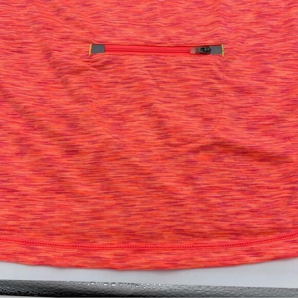 Tangerine Tank Top Women's XXL Variegated Orange Long Active Running Athleisure - Picture 8 of 9